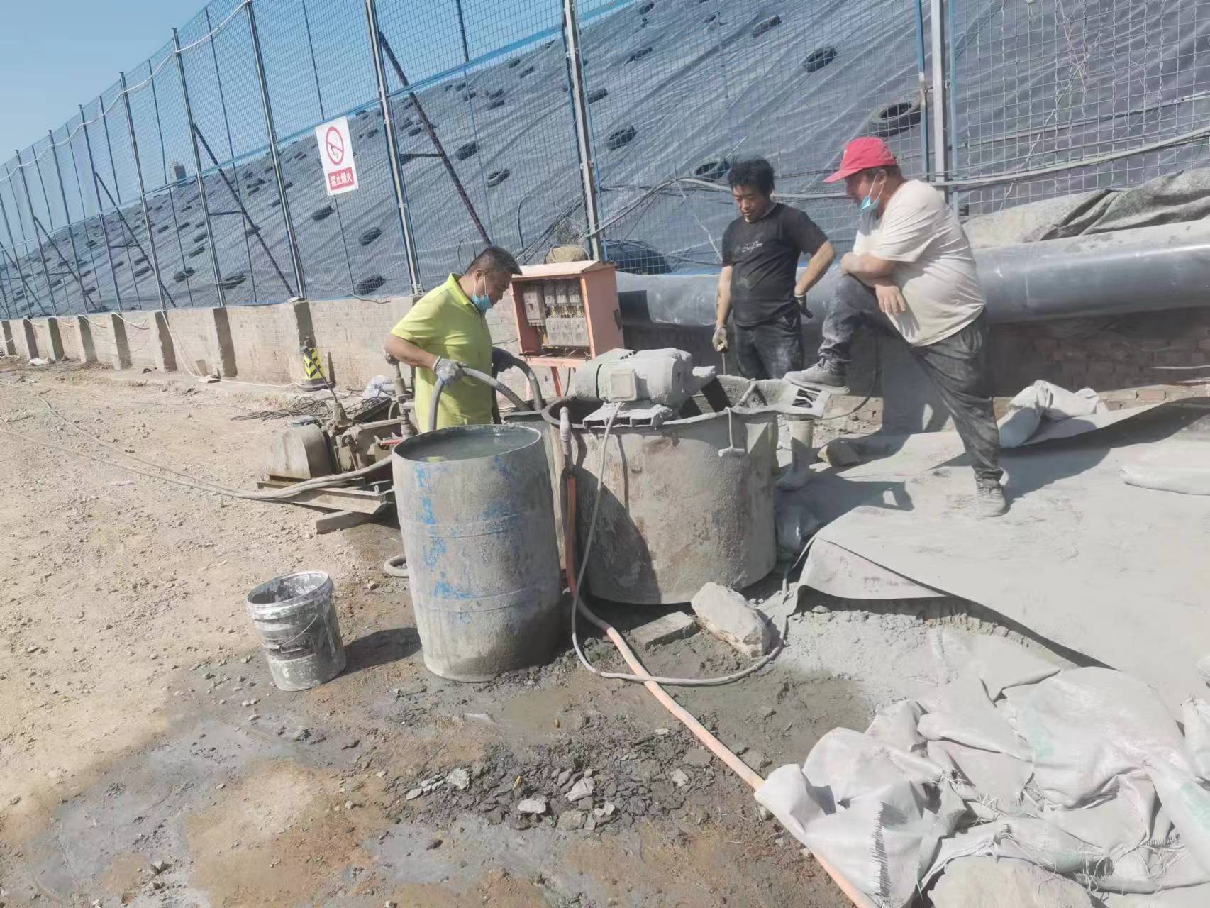 洮北袖阀管注浆